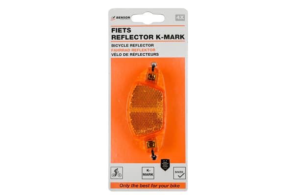 Cykelreflex-set K-märkta 4-pack