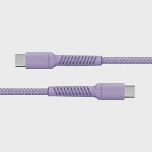 X2O Longlife 100W USB-C/C-kabel 2 m lavendel
