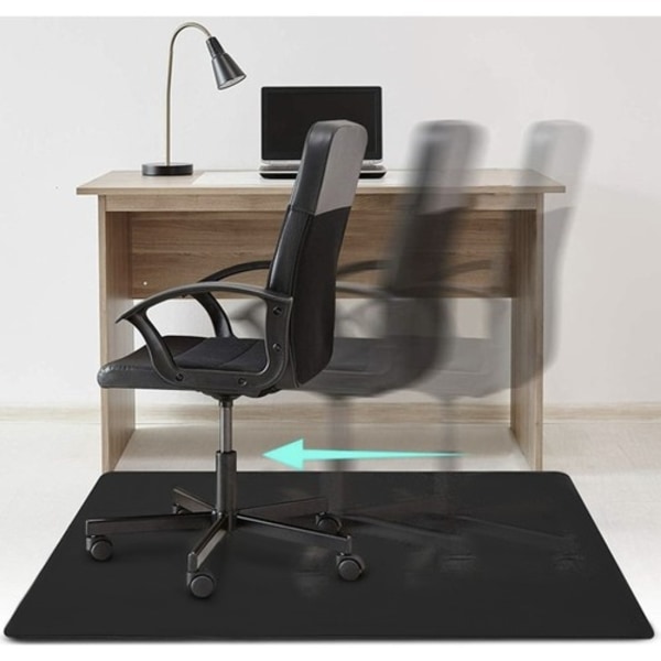 Gulvbeskyttelsesmåtte til Stol / Stolemåtte - 100x140cm Black