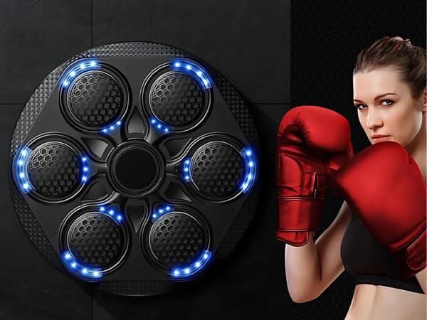 Boxningsplatta - Bluetooth/USB MMA-set med handskar