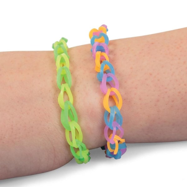 Loom Bands Kit - 3000 stk - Lag dine egne armbånd og figurer Multicolor