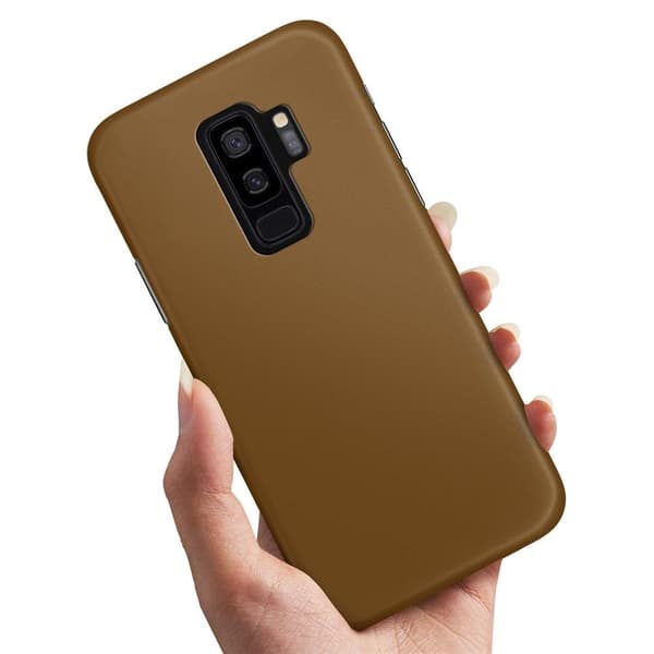 Deksel / Mobildeksel til Samsung Galaxy S9 Plus - Brun Brown