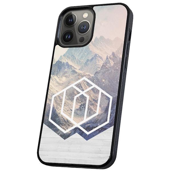 iPhone 13 Pro Max - Skal/Mobilskal Konst Berg multifärg