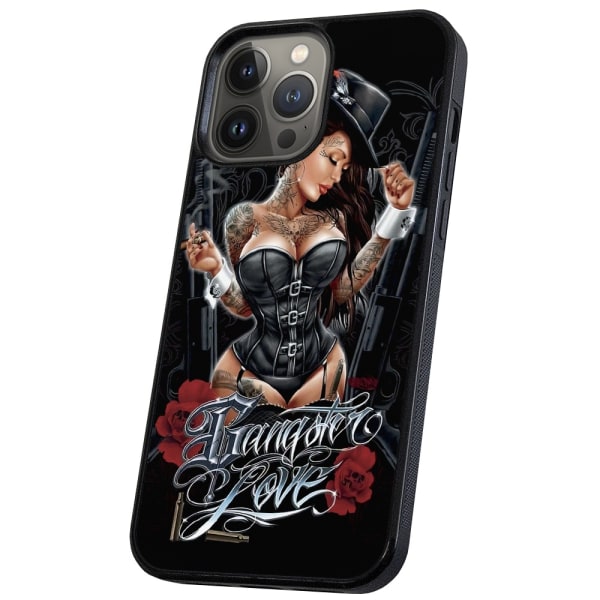 iPhone 14 Pro - Cover/Mobilcover Gangster Love