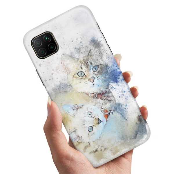 Huawei P40 Lite - Cover/Mobilcover Katte