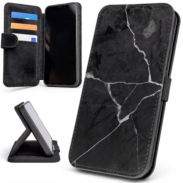 Lommebok Deksel / Mobildeksel til iPhone 17 Pro Max - Marmor