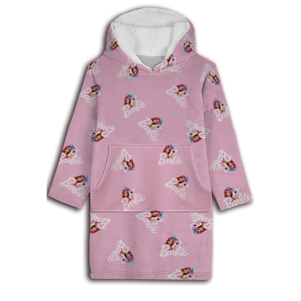 Barbie mjuk fleecetop poncho-filt