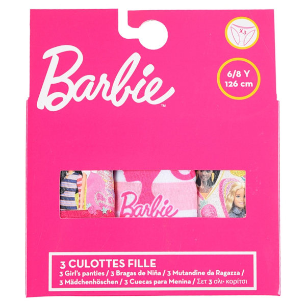 Barbie Trosor för Barn - 3-Pack 6-8 år