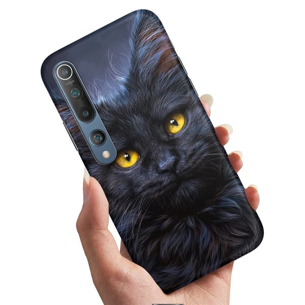 Cover / Mobilcover til Xiaomi Mi 10 / 10 Pro - Sort Kat