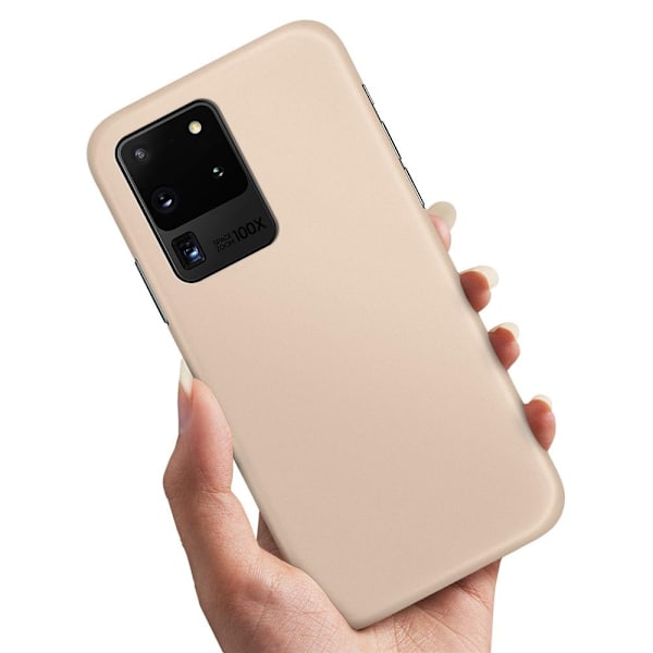 Samsung Galaxy S20 Ultra - Cover/Mobilcover Beige Beige