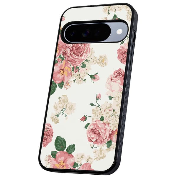 Google Pixel 10/10 Pro - Deksel/Mobildeksel Retro Blomster