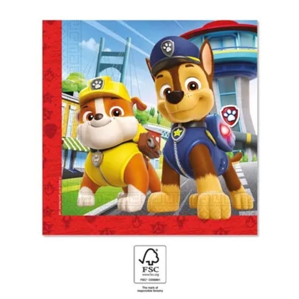 Paw Patrol Rescue Heroes servetter 20 st 33x33 cm FSC