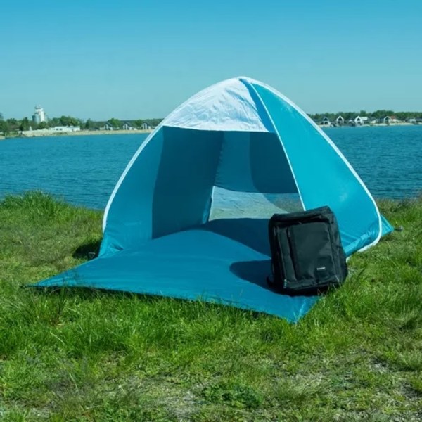 Strandtält / Pop-Up Tält / Vindskydd - 200x150x110cm multifärg