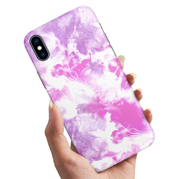 Deksel / Mobildeksel til iPhone X / XS - Marmor Multicolor