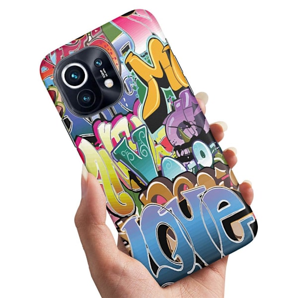 Xiaomi 11 Lite 5G NE - Skal/Mobilskal Graffiti multifärg