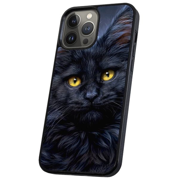 iPhone 14 Pro - Kuoret/Suojakuori Musta Kissa