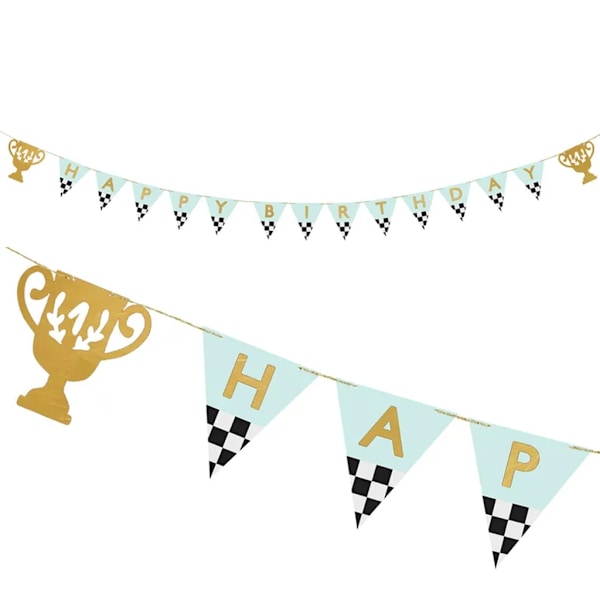 Flaggirlang Happy Birthday - Girlang - 2,5m