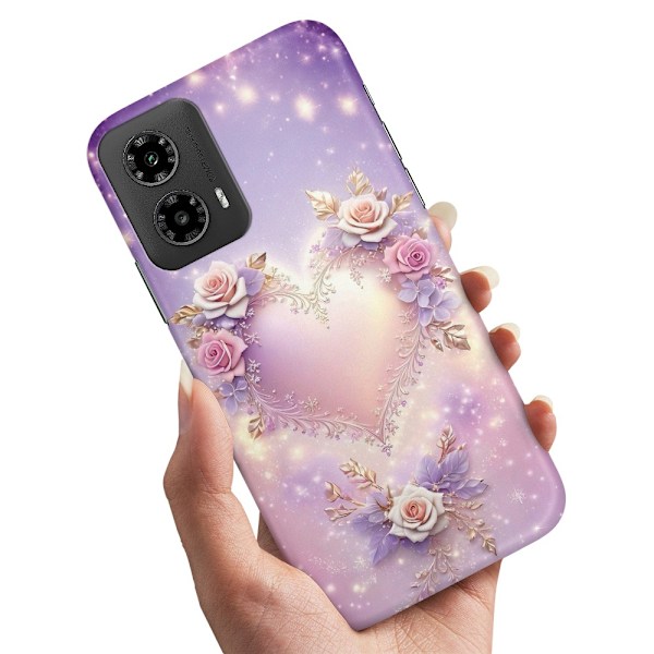 Motorola Moto G55 5G - Cover/Mobilcover Heart