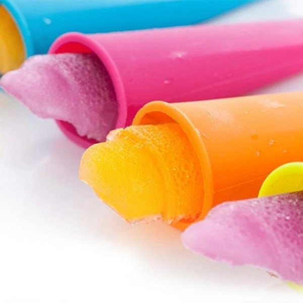 3-Kpl - Mehujäämuotti Silikoni / Jäämuotti Mehujäälle - Jäätelö Multicolor