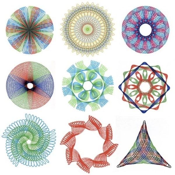 Spirograph Set med Pennor - 26-delar