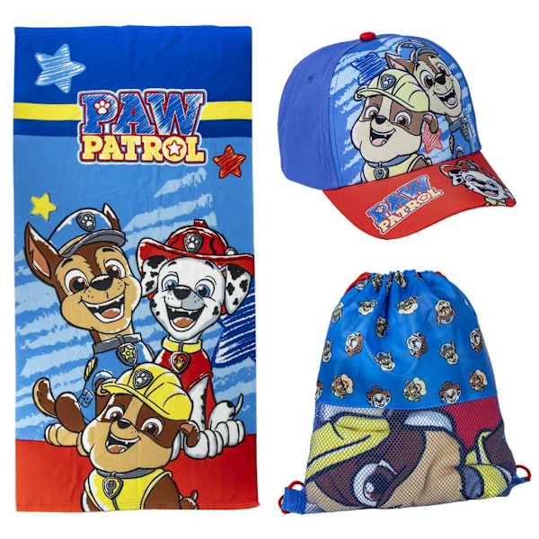 Paw Patrol Buddies-set: Handduk, gymväska och basebollkeps