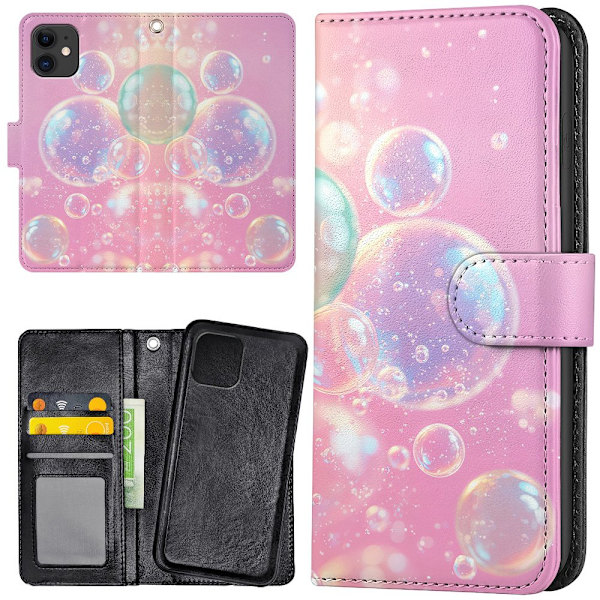 iPhone 11 - Lommebok Deksel Bubbles