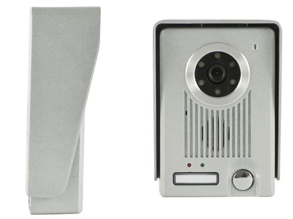 Porttelefon video kabel LCD grind Vit