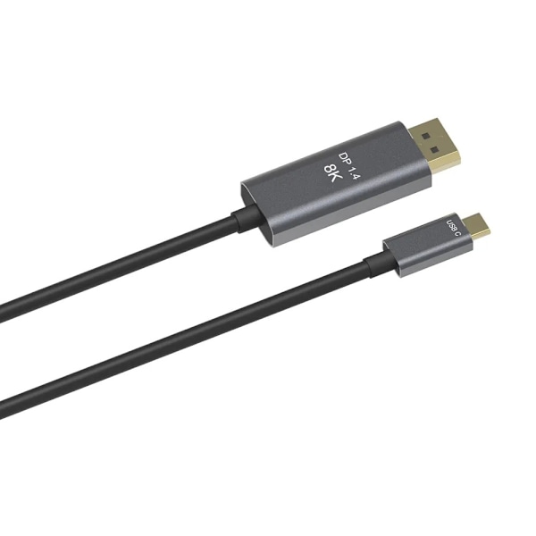 USB-C till DisplayPort 1.4 kabel 1.8m – Upp till 8k