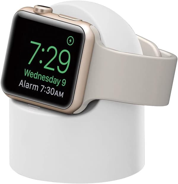 Apple Watch Ladestasjon – Holder i silikon 2-Pack