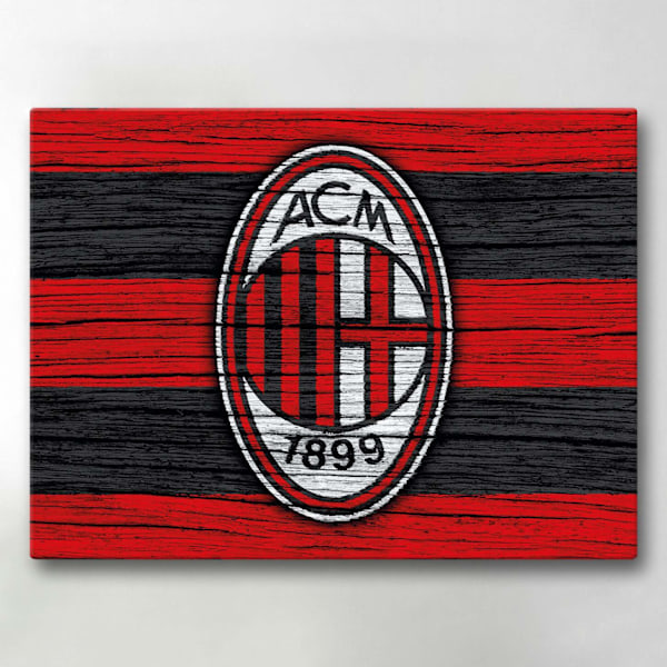 Canvastavla / Tavla - AC Milan - 40x30 cm - Canvas