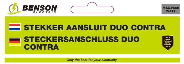 Dubbelkontakt duo