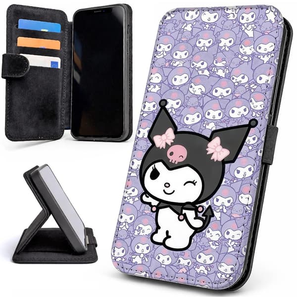Lommebok Deksel / Mobildeksel til iPhone 7 / 8 / SE - Kuromi Kitty
