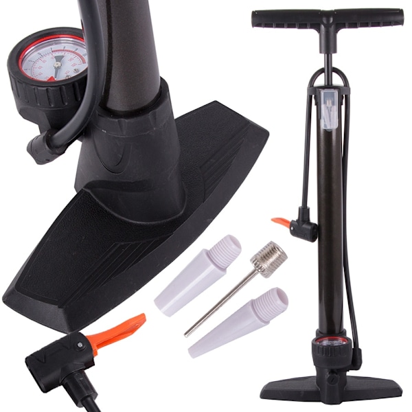 Universell Pump / Luftpump - Cykelpump med Manometer