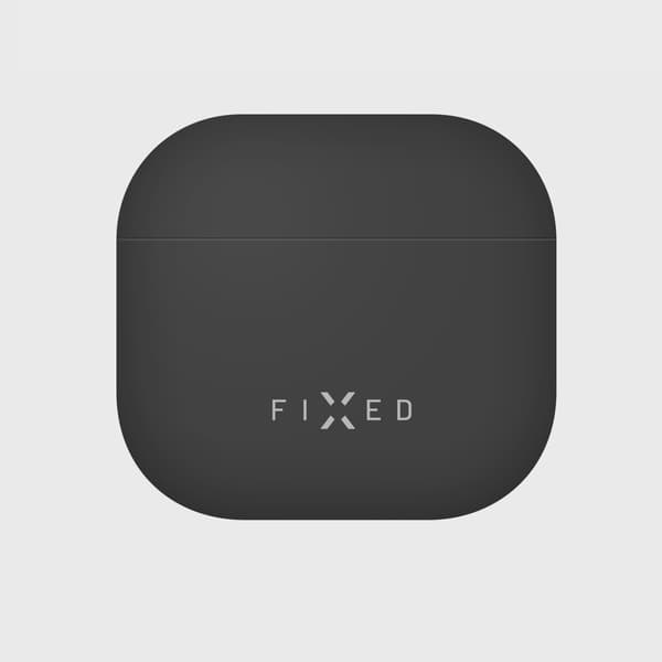 FIXED Silky Silikonofdral för Apple AirPods 4/4 ANC Svart