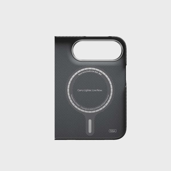 Pitaka Edge MagSafe Bak Fodral iPhone Duo Svart/Grå
