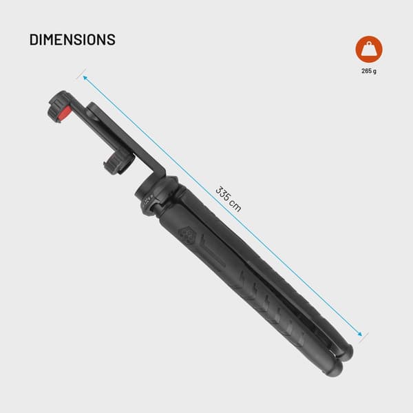 FIXED Creator Flexibelt stativ för smartphones Svart