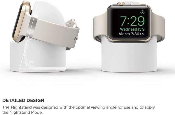 Apple Watch Ladestasjon - Holder i silikon 1-Pack