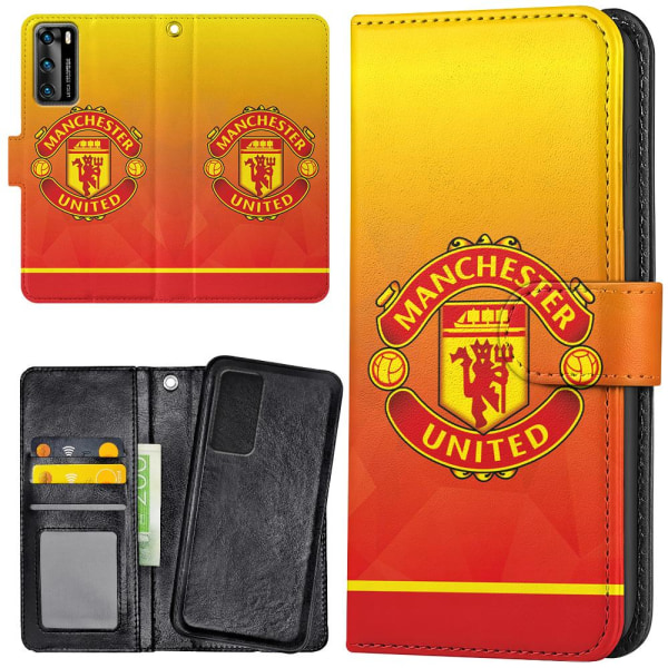Huawei P40 - Plånboksfodral/Skal Manchester United