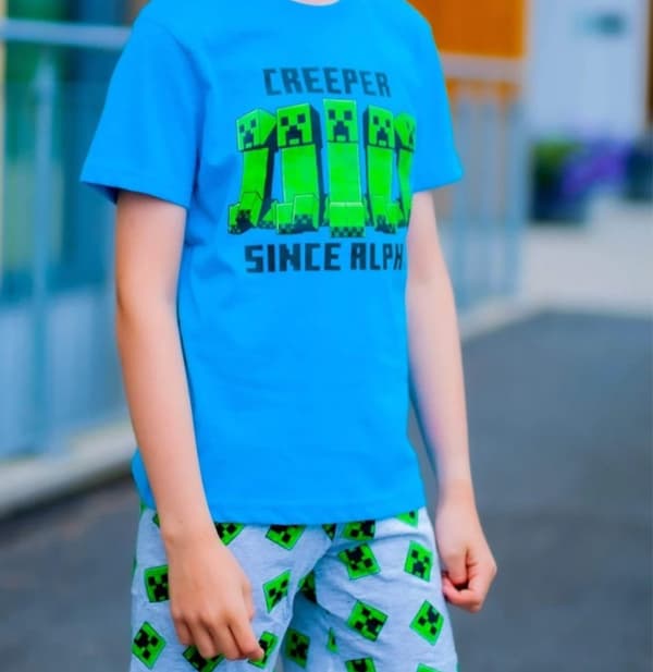 Minecraft Pyjamas för Barn 10 år