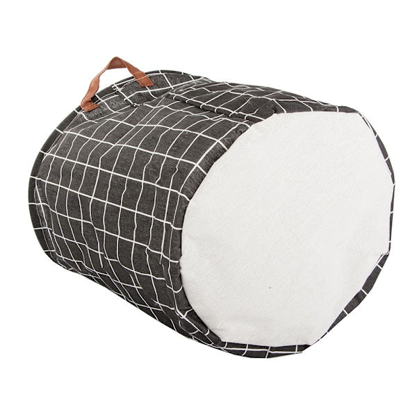 Hopfällbar Tvättkorg - 45L Vit