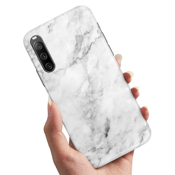 Deksel / Mobildeksel til Sony Xperia 10 IV - Marmor