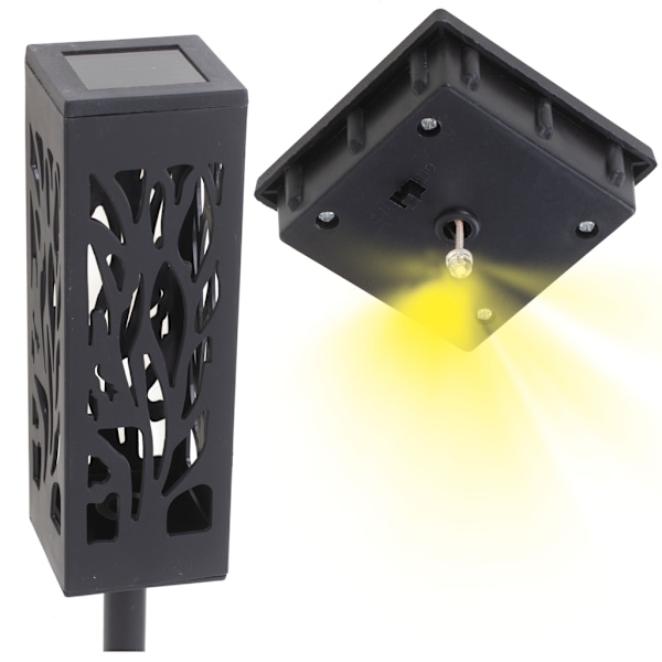 Trädgårdsbelysning LED-lykta - Solcell - 4 st