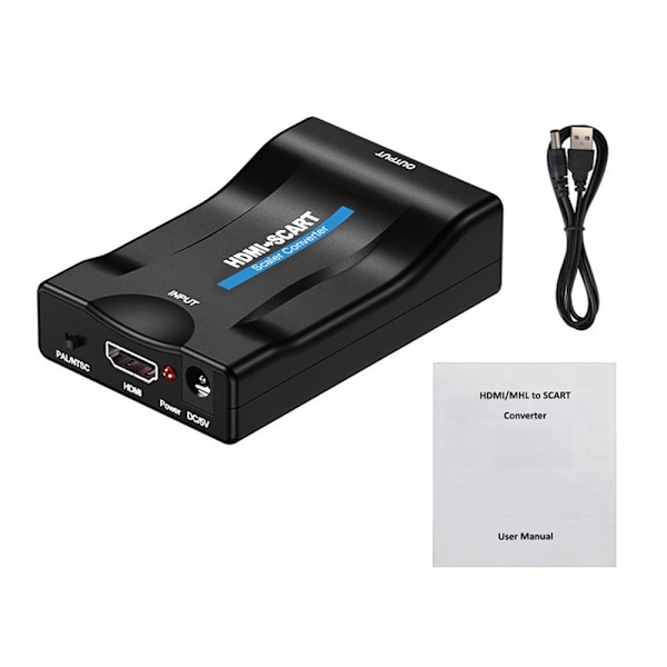 SCART till HDMI Omvandlare 1080p - Adapter