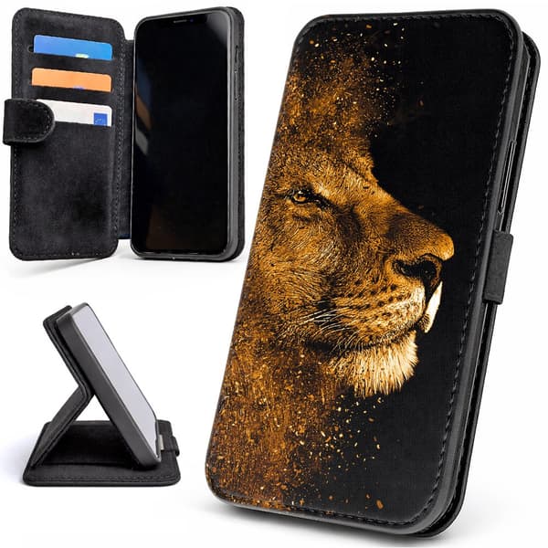 Plånboksfodral / Mobilfodral till iPhone 17 Pro - Lion