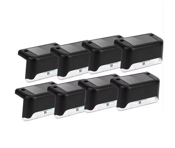 Solcellsbelysning för trappor och staket / Solcell - 8-pack