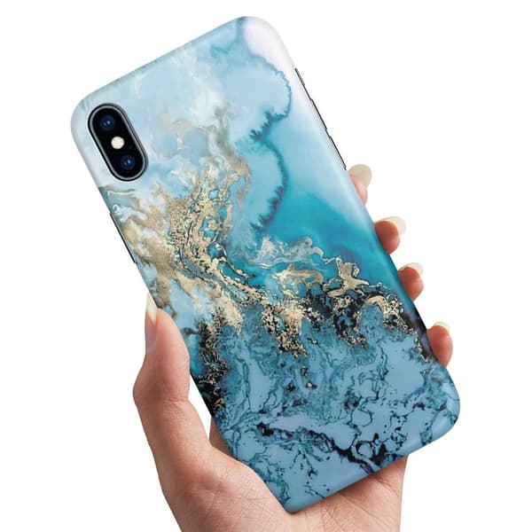 Deksel / Mobildeksel til iPhone X / XS - Kunstmønster