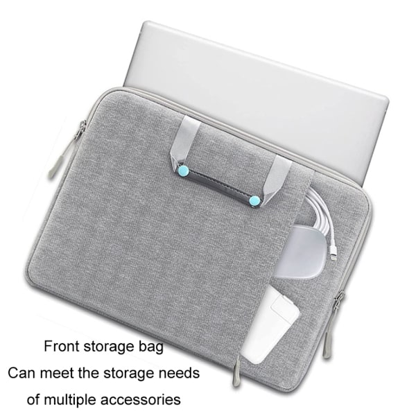 Datorfodral / Datorväska - Fodral till Laptop LightGrey 14-15.4" (Ljusgrå)