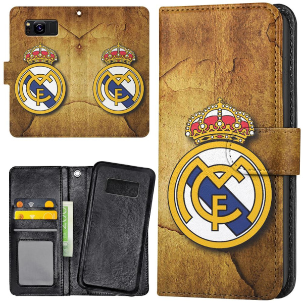 Samsung Galaxy S8 - Plånboksfodral/Skal Real Madrid