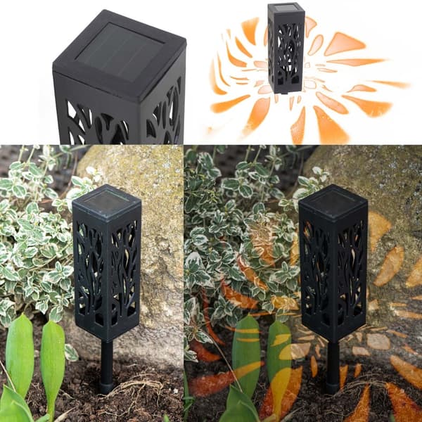 Trädgårdsbelysning LED-lykta - Solcell - 4 st