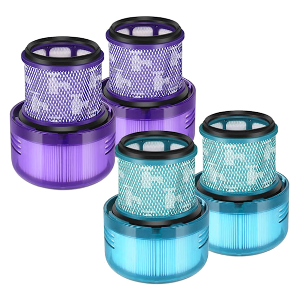 2-Pak - Filter til Dyson V10/V11/V15 – Efterfilter Purple V11/V15 (HEPA)